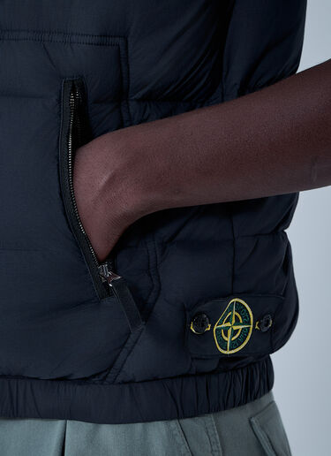 Stone Island Logo Patch Gilet Black sto0162017