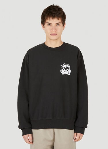 Stüssy 다이스 스웨트셔츠 블랙 sts0152045