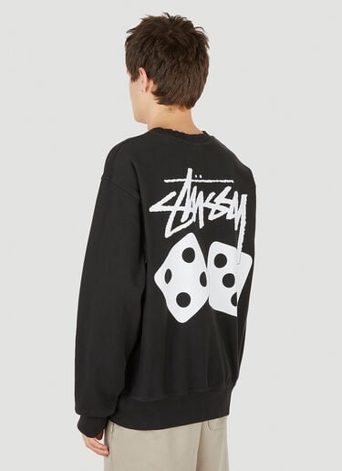 Stüssy 다이스 스웨트셔츠 블랙 sts0152045