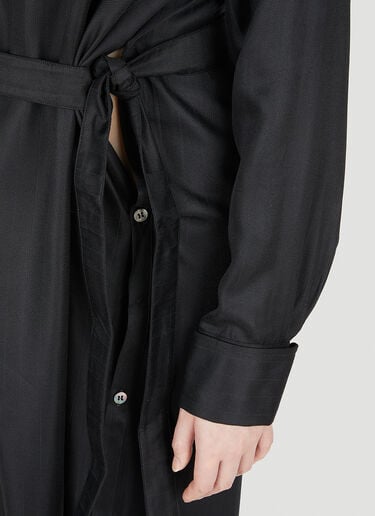 Wrapped Dress Tom Wood Wrapped Dress Black tmw0246004