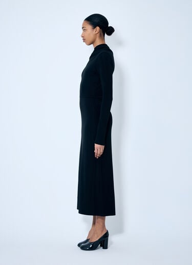 Draped Jersey Dress TOTEME Draped Jersey Dress Black tot0259038