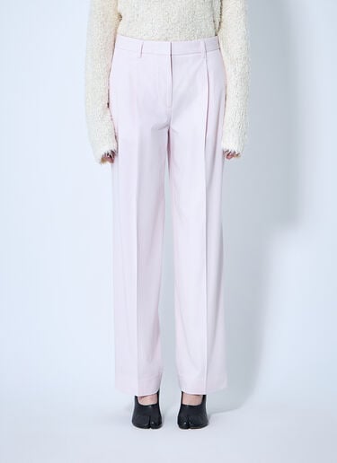 Cotton Tailored Pants TOTEME Cotton Tailored Pants White tot0260020
