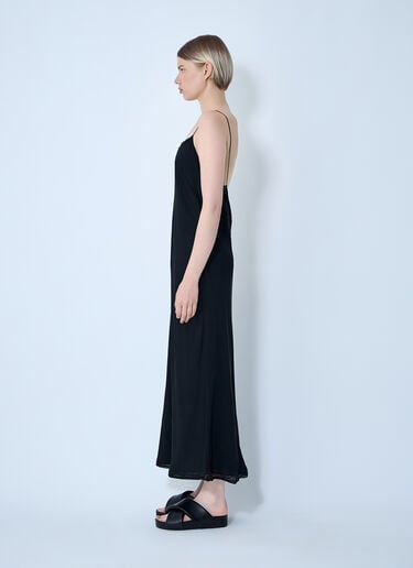 TOTEME Satin Slip Dress Black tot0261040