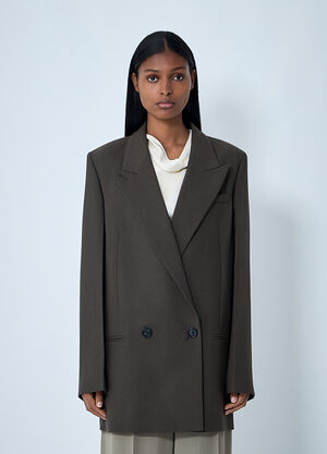TOTEME Shield Blazer Brown tot0262029