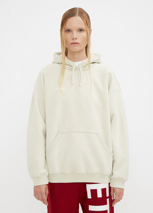 Vetements Hooded Fitted Inside Out Sweater White vet0234026