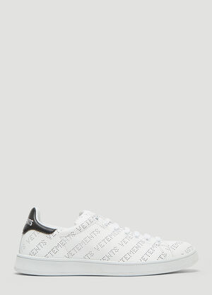 Vetements Perforated Logo Sneakers White vet0234042