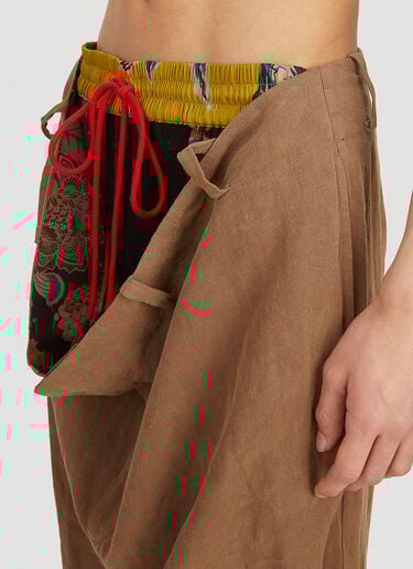 Vivienne Westwood Wreck 长裤 棕色 vvw0152011