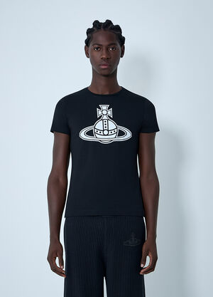 Vivienne Westwood Logo Motif T-Shirt Black vvw0162002