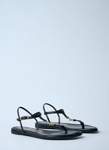 Vivienne Westwood Orb Thong Sandal Black vvw0260014