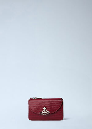 Vivienne Westwood 半月形皮革卡夹 黑色 vvw0261043