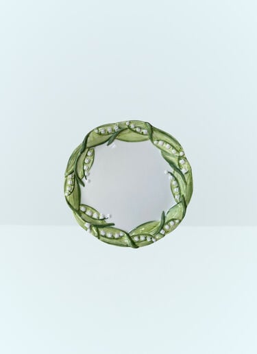 Lily Of The Valley Dessert Plate Les-Ottomans Lily Of The Valley Dessert Plate Multicolour wps0691378