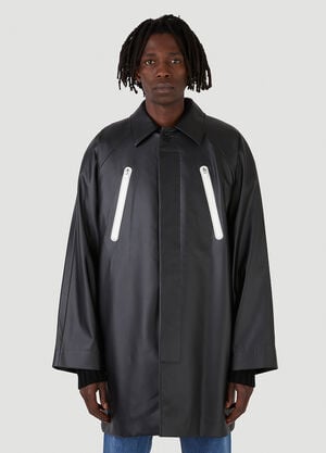 Wynn Hamlyn Raglan Zipped Coat Black wyh0146002