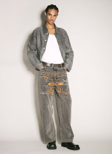 Evergreen Paris' Best Patch Jeans Y/Project Evergreen Paris' Best Patch Jeans Grey ypr0358008