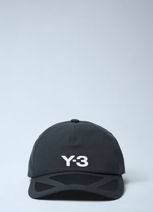 Y-3 Logo Motif Baseball Cap Black yyy0362020
