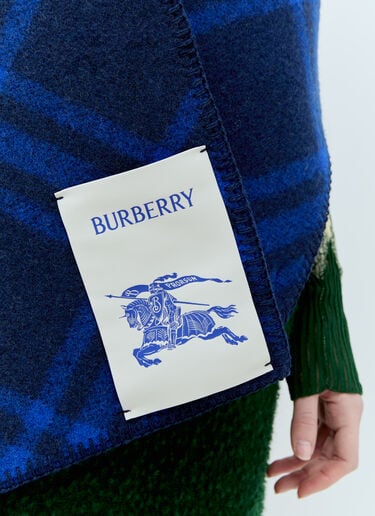 체크 울 스카프 Burberry 체크 울 스카프 네이비 bur0355002