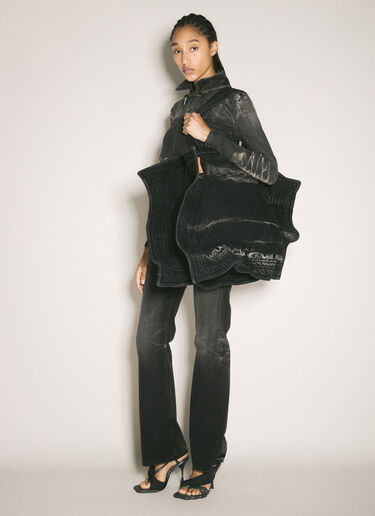 Maxi Wire Cabas Tote Bag Y/Project Maxi Wire Cabas Tote Bag Black ypr0358023