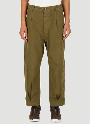 Applied Art Forms DM1-1 Japanese Cargo Pants Green aaf0148005