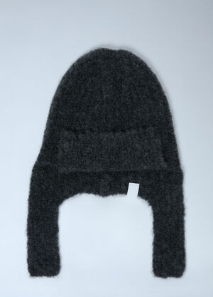 ACHM Kaz Ear Beanie Hat Black acm0162007