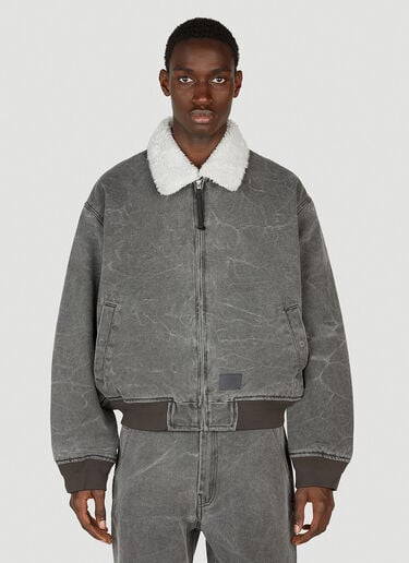캔버스 봄버 재킷 Acne Studios 캔버스 봄버 재킷 그레이 acn0151012