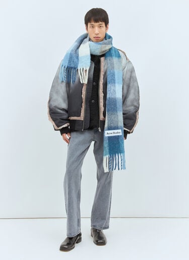 Acne Studios 헤진 트리밍 봄버 재킷 그레이 acn0158005