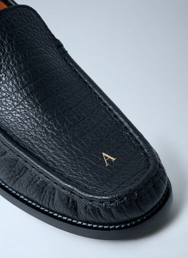 Acne Studios Leather Loafers Black acn0162027
