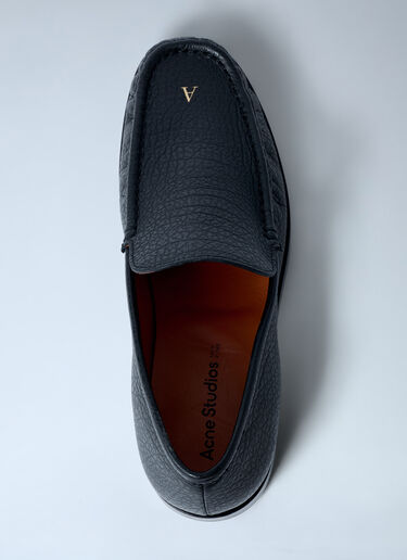 Acne Studios Leather Loafers Black acn0162027
