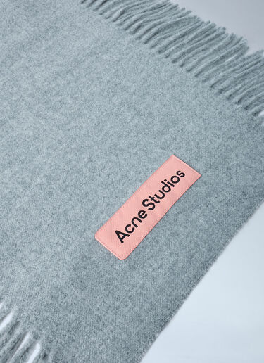 Fringe Wool Scarf Acne Studios Fringe Wool Scarf Grey acn0162033