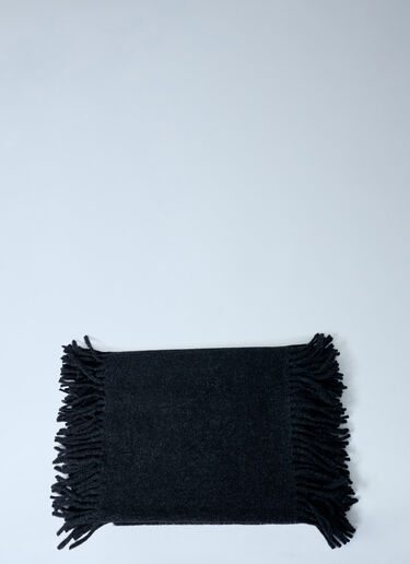 Fringe Wool Scarf Acne Studios Fringe Wool Scarf Black acn0162042