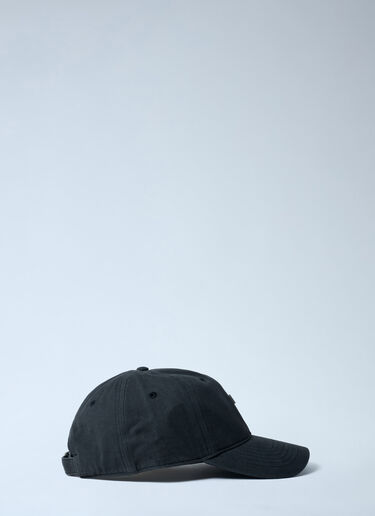 Acne Studios Logo Motif Baseball Cap Black acn0162052