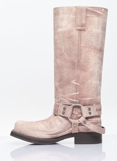 Pull-On Denim Boots Acne Studios Pull-On Denim Boots Brown acn0256026