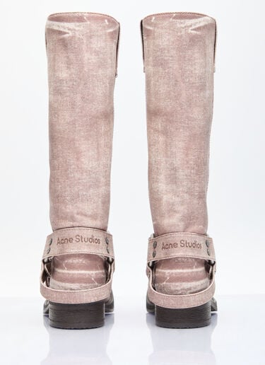 Pull-On Denim Boots Acne Studios Pull-On Denim Boots Brown acn0256026