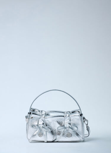Acne Studios Micro Multipocket Handbag Silver acn0262003