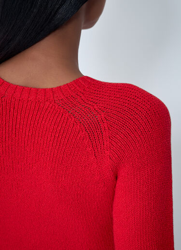 Acne Studios Logo Motif Sweater Red acn0262009