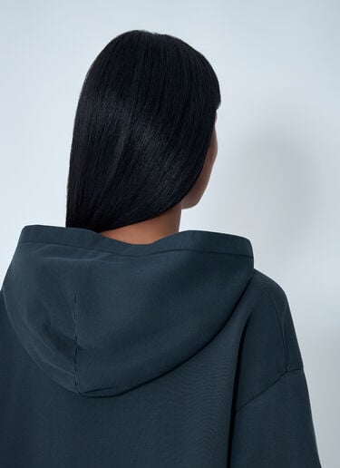 Acne Studios Hooded Logo Motif T-Shirt Black acn0262029