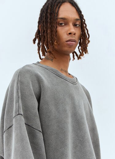 徽标贴饰运动衫 Acne Studios 徽标贴饰运动衫 灰色 acn0357002