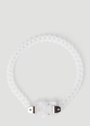 1017 ALYX 9SM Transparent Chain Necklace White aly0245041