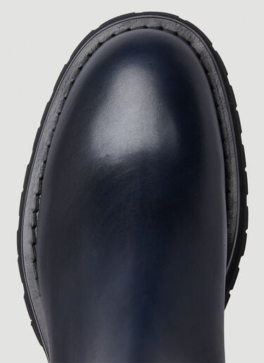 切尔西靴 Alexander McQueen 切尔西靴 藏蓝色 amq0150014