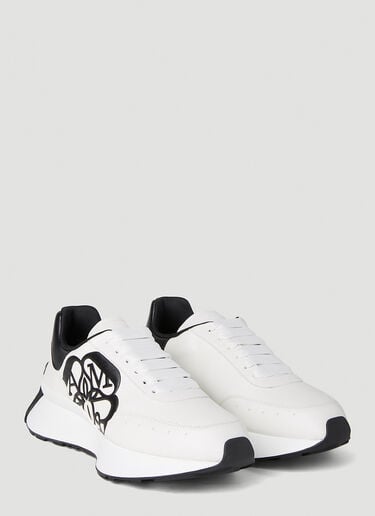 스프린트 Runner 스니커즈 Alexander McQueen 스프린트 Runner 스니커즈 화이트 amq0251036