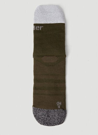 로고 양말 adidas Terrex x And Wander 로고 양말 카키 ata0352004