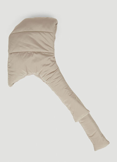 Quilted Babushka Hood AVAVAV Quilted Babushka Hood Beige ava0250017