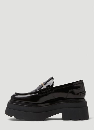 Alexander Wang [카터] 플랫폼 로퍼 블랙 awg0249054