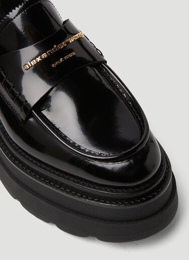 Alexander Wang [카터] 플랫폼 로퍼 블랙 awg0249054
