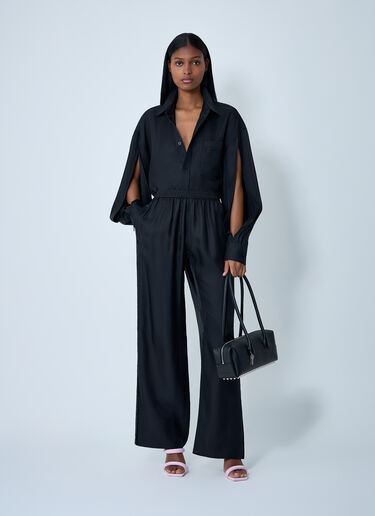 Alexander Wang 플래킷 팬츠  블랙 awg0262004