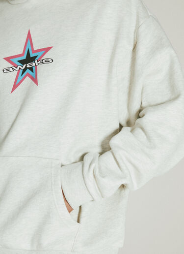 Star 徽标连帽运动衫 Awake NY Star 徽标连帽运动衫 灰色 awk0154009