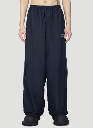 Balenciaga 로고 자수 트랙 팬츠 네이비 bal0151016