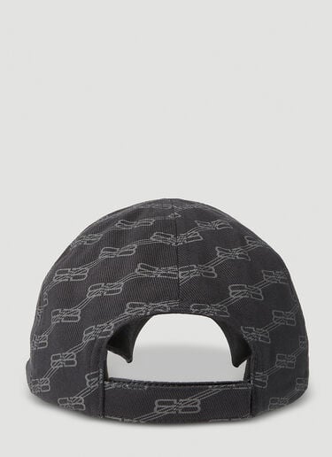 BB 모노그램 베이스볼 캡 Balenciaga BB 모노그램 베이스볼 캡 Black bal0151047