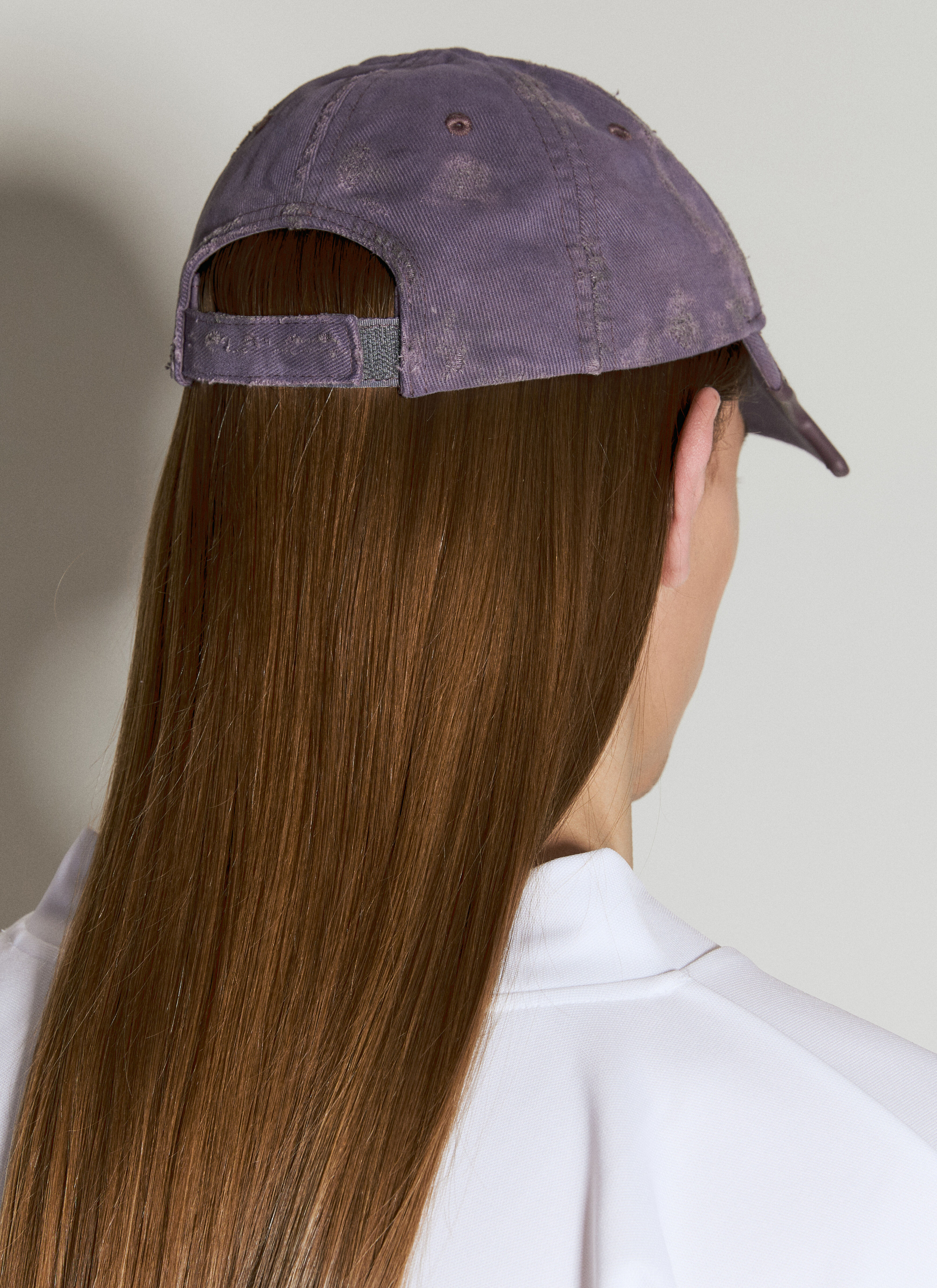 balenciaga UNITY キャップ　パープル Balenciaga Men's Unity Cap in Faded Purple/White Balenciaga