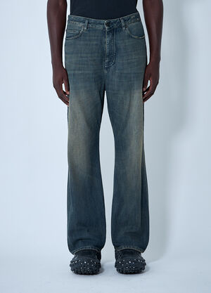Balenciaga Low-Crocht Jeans Navy bal0162002