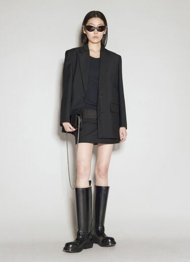 Balenciaga 아워글래스 체인 지갑 블랙 bal0255079