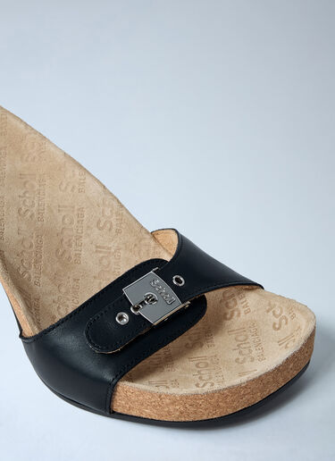 Balenciaga Scholl Heeled Sandals Black bal0261029